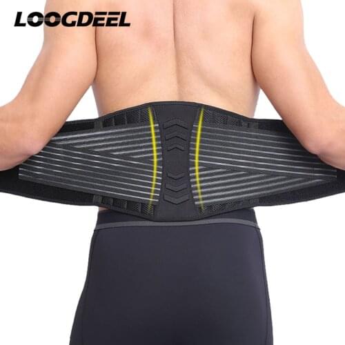 8 Springs Supporting Waist Bandage Exercise Fitness Weightlifting Squat Training Lumbar Belt Back Support Compression For Men
