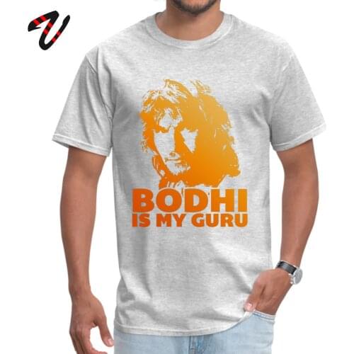 Bodhi Is My Guru 100% Cotton Normal T Shirt Designer One Piece Mens T Shirt Design Summer T Shirt O Neck Top Quality
