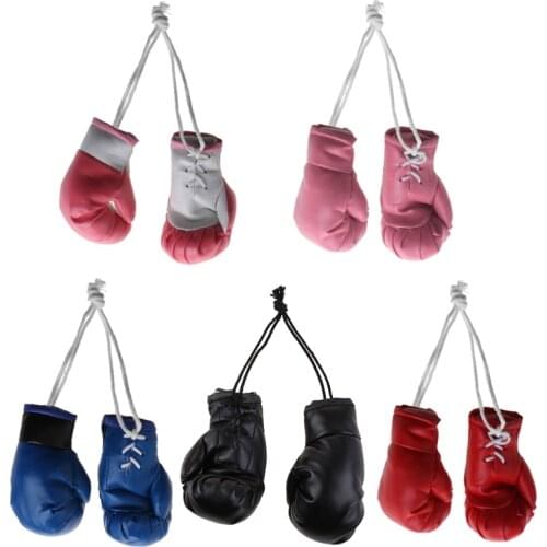 Boxing Gloves Pendant Black / Blue/ Pink / Pink White/ Red Miniature Punching Gloves Mini Boxing Gloves Boxing Gloves