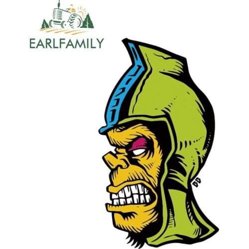 EARLFAMILY 13cm x 11.3cm Cartoon Figure Decal Reflective Decorative Vinyl Sticker Car Wrap Decal