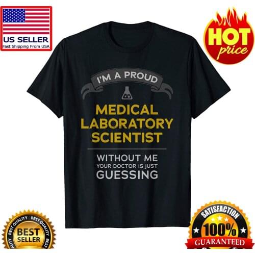 Doctor is Guessing - Medical Laboratory Scientist t-shirt Vintage Men Gift Tee