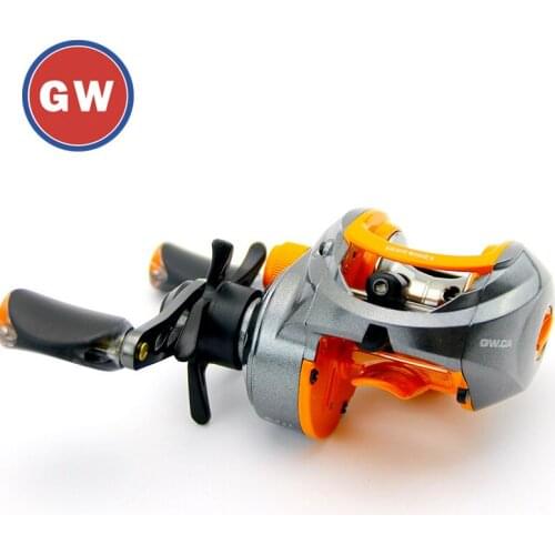 Genuine GW Baitcasting reel Precision throw 9 axis Fishing whell Magnetic brake Jigging Surf casting Coil Carp Pike Snakehead