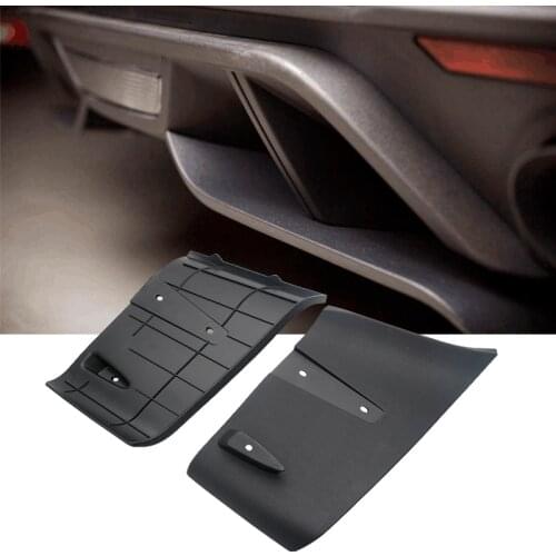 2pcs ABS Rear Bumper Lip Air Diffuser Valance Foil Kit For Ford For Mustang 2018 2019 GT R Style