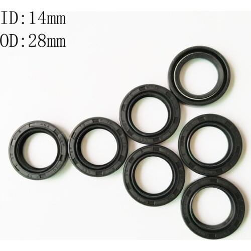 1PCS 14X28X5 14X28X6 14X28X7MMNBR Shaft Skeleton Oil Seal TC Nitrile Rubber Ring Gasket