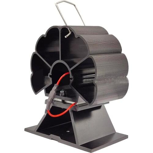 Mini Fireplace Fan Silent Thermal Power Fireplace Fan Friendly High Temperature Heating Fan Can Shake Your Head 3-blade Fan