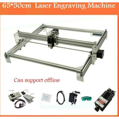 15w Mini Laser Engraving Machine 65*50cm Working Area Wood Laser Engraver Cutter for Wood Metal Engraving Printer