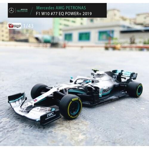 Bburago 1:43 2019 SF90 SF71H SF70H SF16H RB15 RB12 RB13 RB14 W10 F1 Racing Formula Car Static Simulation Diecast Alloy Model Car
