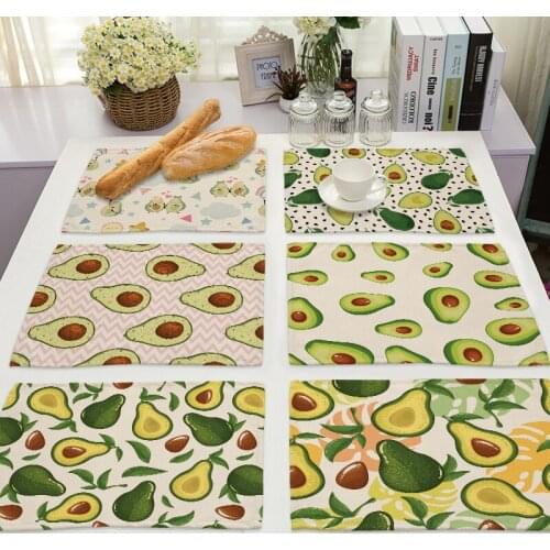 Cartoon pear table mats for dining table table placemats table decoration accessories placemats for table party decoration table
