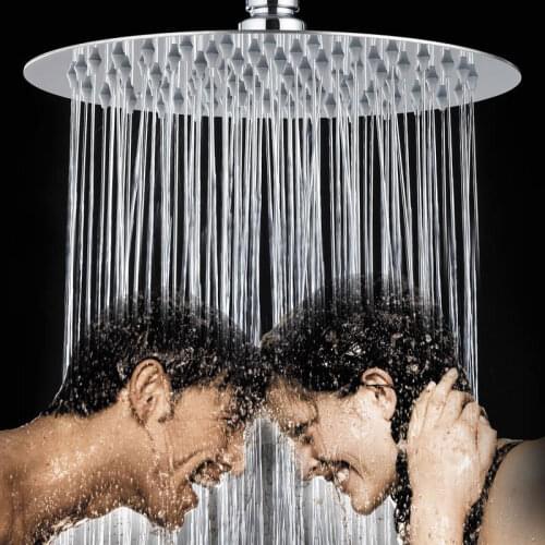 Rainfall Shower Head stainless steel shower head 4/6/8/10/12 inch top shower bathroom shower head square and round shower head