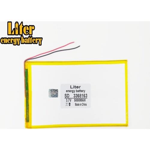 Polymer lithium ion battery 3368163 3.7V 5000MAH 3070160 can be customized wholesale CE FCC ROHS MSDS quality certification