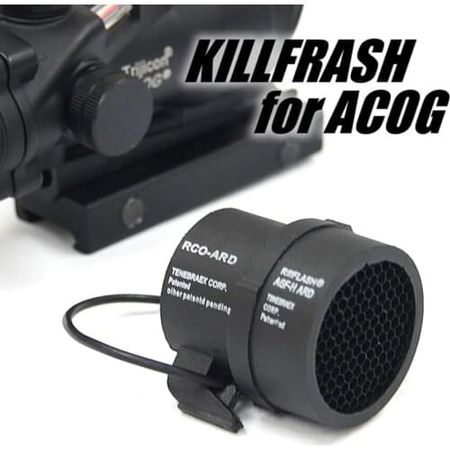 Tactical ACOG Scope Killflash Cover Cap Lens Protector Hunting Airsoft Gun Rifle Optic Accessories Red Dot Sight Kill Flash