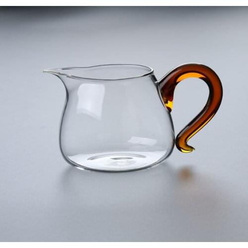 350ml Heat-resistant Glass Fair Mug Serving Cup Sharing pot Tea filter Gift teaSet chinese Kungfu teaware hot sale