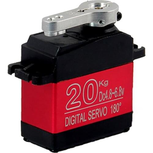 Waterproof DS3218MG 20KG Servo 180/270 degree 5V-6.8V Digital metal shell servo with 25T arm for RC Car Robot Baja Buggy Truck