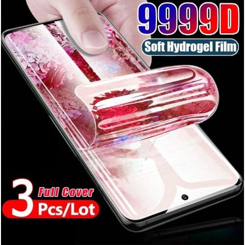 3Pcs Hydrogel Film For Samsung Galaxy A32 A50 A52 A01 A02 A11 A12 A31 A41 A51 A70 A71 A72 Screen Protector S20 Fe S21 Plus Ultra