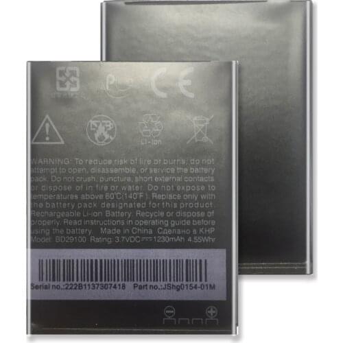 1230mAh Endurable Smart Phone Battery BD29100 For HTC Wildfire S G13 A510C A510e HD3 HD7 HD7S T9292 T9295 T9292