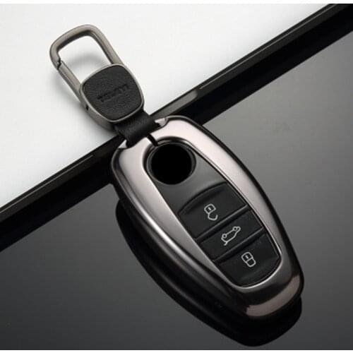 Aluminium Car Key Case Cover For VW Volkswagen NEW Touareg Key Case Cover For Vw Key Shell Holder Remote key wallet