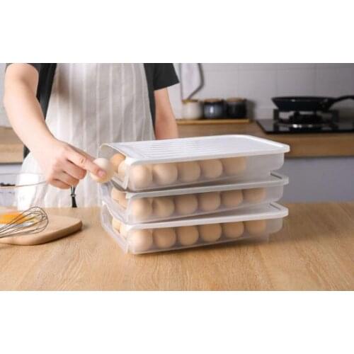 Automatic scroll and slide egg carton can stack 18 egg carton
