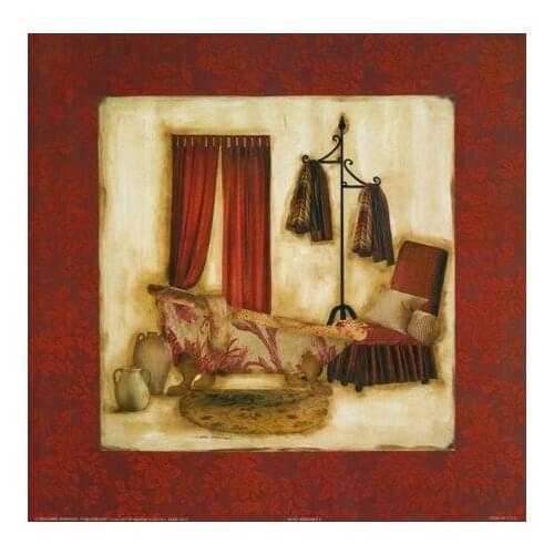 Free shipping pastoral bathrooms bathtub landscape picture cartoon oil painting printed on canvas wall art decoration pictures