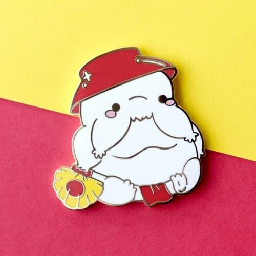 Spirited Aways Radish Spirit Brooch Pins Enamel Metal Badges Lapel Pin Brooches Jackets Jeans Fashion Jewelry Accessories