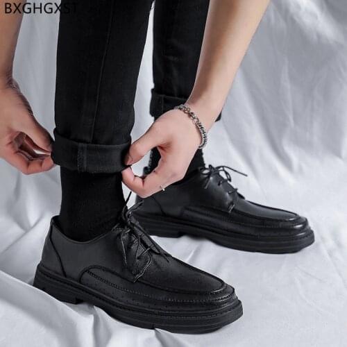Black Casual Business Shoes Men Luxury Designer Shoes Men High Quality Fashion Oxford Men Office Shoes Formal Chaussure De Homme