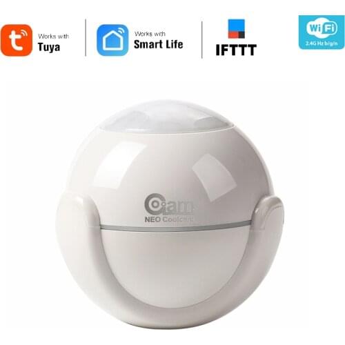 Coolcam Wifi PIR Motion Sensor Alarm Detector Built In Battery Smart Home Automation Work With Alexa Home Goole Assistant IFTTT