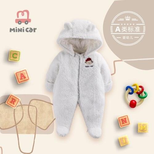 BABY BODYSUIT baby open file climbing clothes autumn and winter long sleeve clothes bag hands and feet