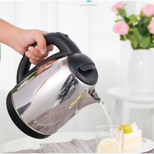2L Electric Kettle Home High Capacity Kettle Automatic Power Off Protection Boil Water Kitchen Tool Drinkware E11622