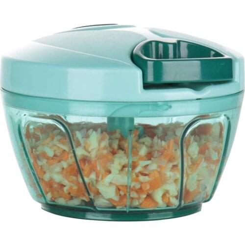 LMETJMA Quick Pull Manual Vegetable Chopper Hand Pull String Food Mincer Slicer Kitchen Garlic Onion Chopper Cutter KC0323