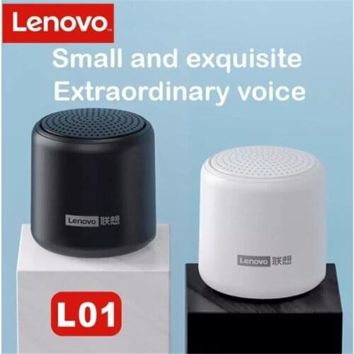 Lenovo L01 TWS Bluetooth Speaker Portable Outdoor Loudspeaker Wireless Mini Column Stereo Music Surround Bass Box Waterproof