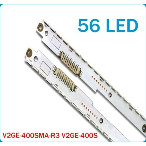 500mm LED Backlight Lamp strip 56leds For Samsung 40 inch UA40ES6100 TV 2012SVS40 7032NNB RIGHT/LEFT56 10PINS 2pcs