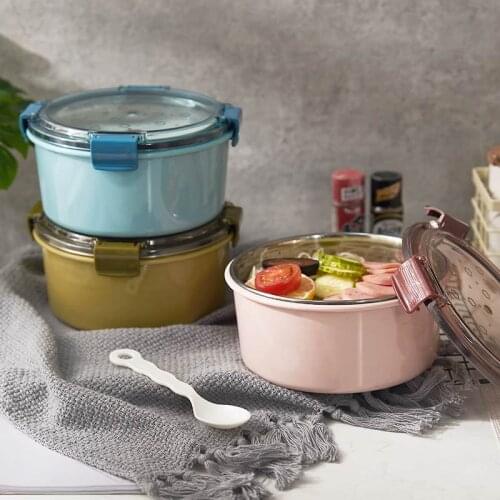 Stainless steel Lunch Box High Capacity Keep Temperature Leakproof Food Container Travel Hiking Office School Portable Bento Box