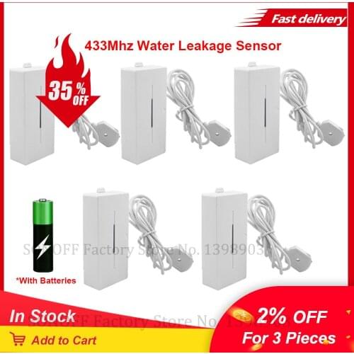 Wholesale Water Level Leakage Water Leak Sensor With Battery Overflow Detector Alarm Security works SONOFF RF Bridge eWelink