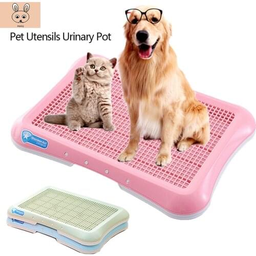 Portable Pet Dogs Lattice Potty Toilet Pet Dods Cats Litter Boxes Puppy Litter Tray Training Toilet Easy To Clean Pet Supplies