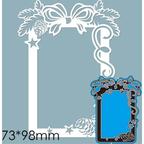 Cutting Dies Lace New Metal Stencils DIY Scrap Booking Paper Cards Making Decoration 73*98mm