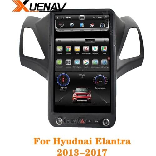 13.6 inch Car For Hyudnai car stereo navigation multimedia player For Hyudnai Elantra 2013-2017 car auto radio multimedia stereo