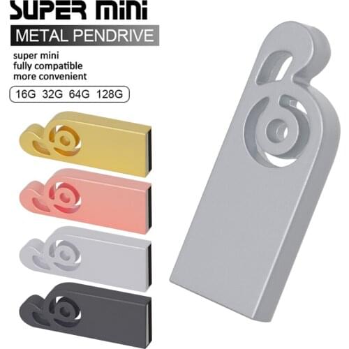 Super Mini/small U Disk USB Flash Drives 128GB 8GB 16GB 32GB 64GB 128GB Pen Drive Metal Memoria usb Stick Pendrive