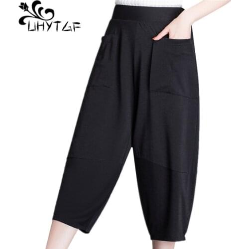 Женские укороченные брюки UHYTGF China At AliExpress