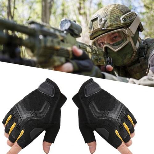 Cycling Anti-slip Anti-sweat Men Women Half Finger Gloves Breathable Anti-shock Outdoor Sports Gloves MTB Bike Bicycle Glove