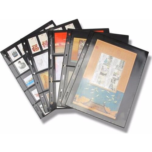 10PCS/Lot PCCB stamps lines Rowsgrid transparent page of stamp album loose-leaf inners of stamps holders not including cover PVC