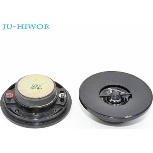 2pcs Acoustic Loudspeaker 4 Ohm 5W, 50MM Mini Tweeter Speaker Black Hat External Magnetic