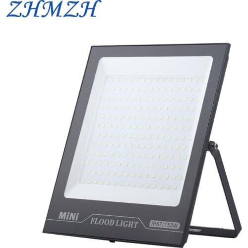 220V LED Flood Light 10W 20W 30W 50W 100W 150W Waterproof IP67 Mini Ultrathin Lightweight Street Lamp For Outdoor Lighting