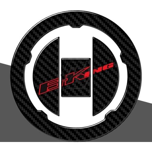 3D Carbon-look Motorcycle Fuel Gas Cap Protector Decals Case for 07-12 Suzuki B-King GSX1300 BK 2007-2012