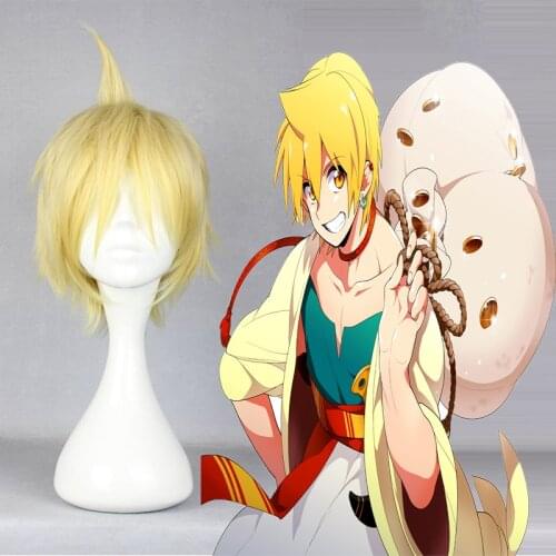 Anime Magi The Labyrinth Of Magic Cosplay Wig Saluja Cosplay Wigs Heat Resistant Synthetic Halloween Carnival Party Hiar Wigs