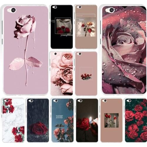 59AS Pretty roses Soft Silicone Tpu Cover phone Case for Xiaomi Redmi 4A 4X 8 8A Note 4 4X 8 8t 8 Pro
