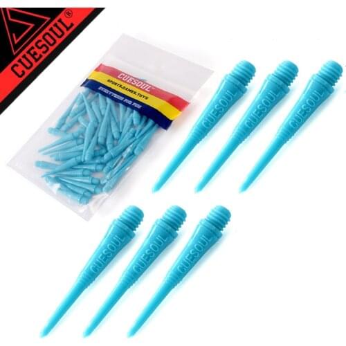 CUESOUL 50pcs Nylon Soft Tip Dart Points For The Electronic Darts Dart Accessories For Dartboard Games