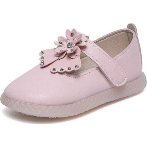 2021 Spring New Girls Princess Shoes Mary Janes Shoes Plaid Kids Flats Child Dress Flower Bowknot Shoes Baby Toddlers