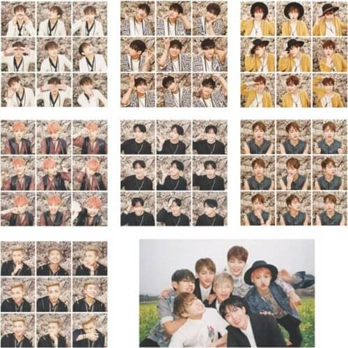 KPOP Bangtan Boys Poster Young Forever PT.1 I NEED U Album Photo Card HipHop Self Made Paper Cards Autograph Photocard XK569