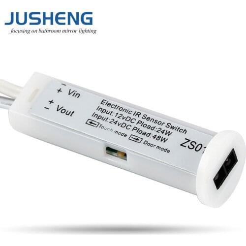 Hot Sale Dual Modes Low voltage IR Sensor Switch 12v/24v work with Under Cabinet lighting or Showcase light auto. controller