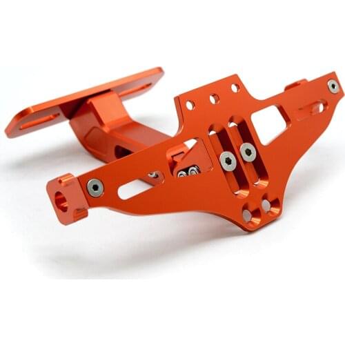 Motorcycle License Plate Bracket indicator with LED lights For yamaha r1 r3 fz6 mt 07 09 10 mt07 r15 xj6 aerox Yamaha moto yz125