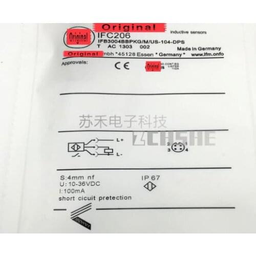 IFC206 IFC210 IFC234 IFC205 IFC238 Inductive Switch Sensor